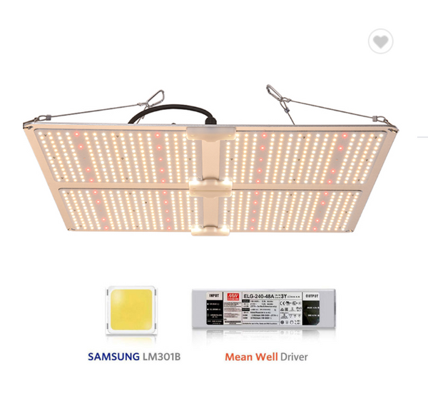 LED Grow Light GL4000d 450W Samsung LM301 MeanWell