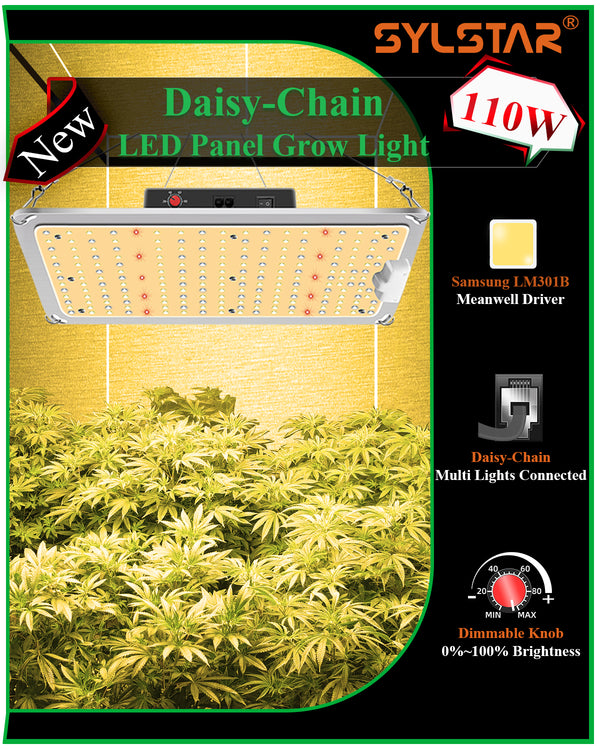 LED Grow Light GL1000/110W with Samsung LM301b Diodes & MeanWell